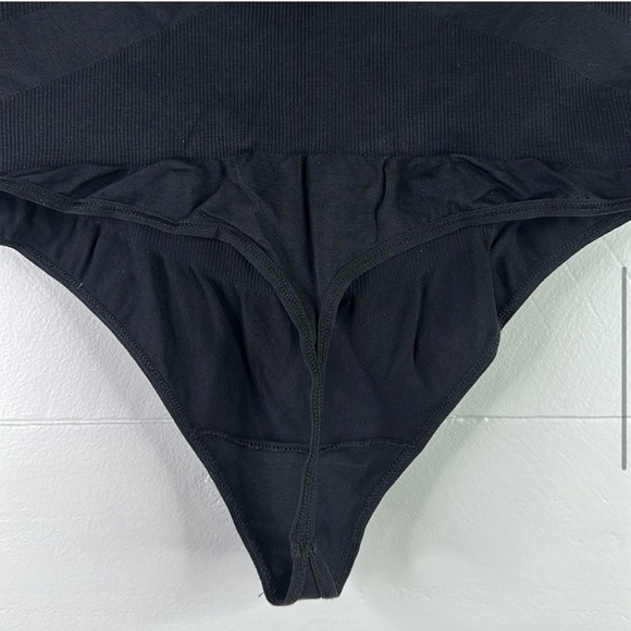 BLANQI Black Maternity Pregnancy Seamless Over Belly Support Thong Size XXL - Picture 7 of 10